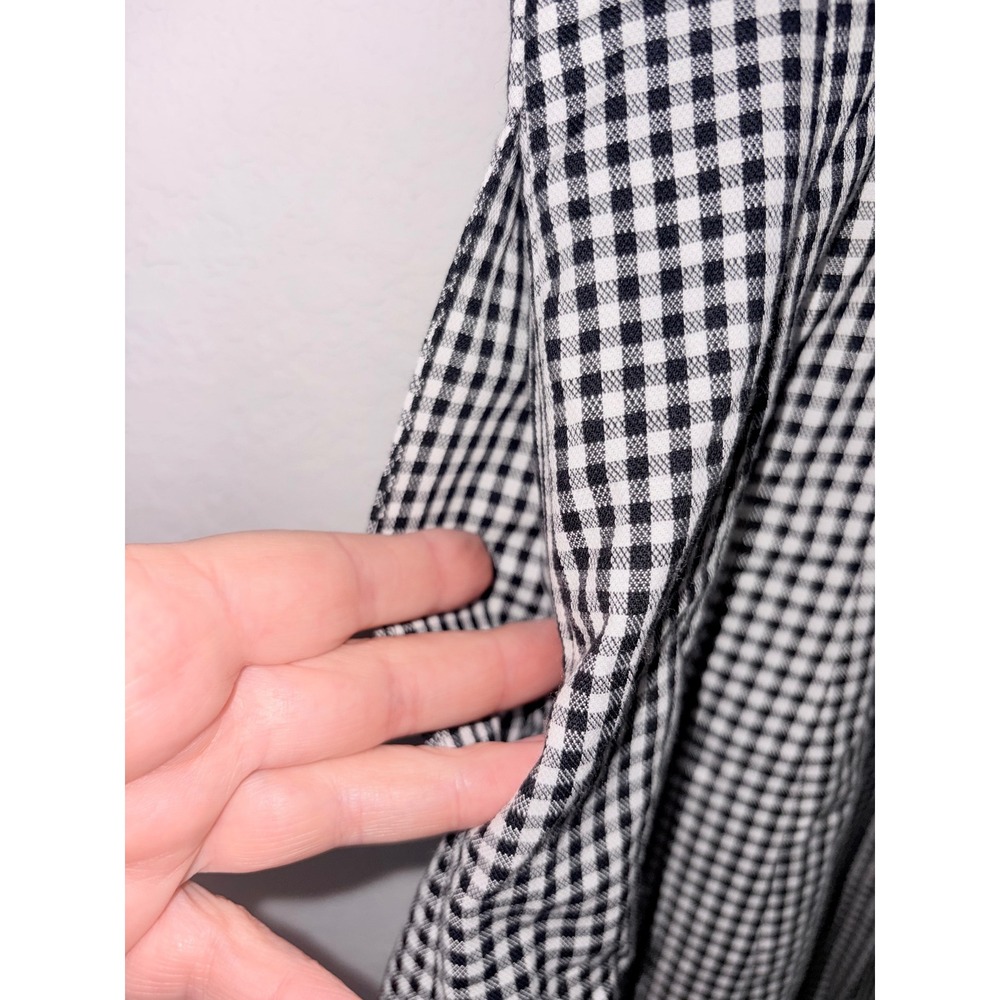 Universal thread Target Black White Gingham Midi … - image 9